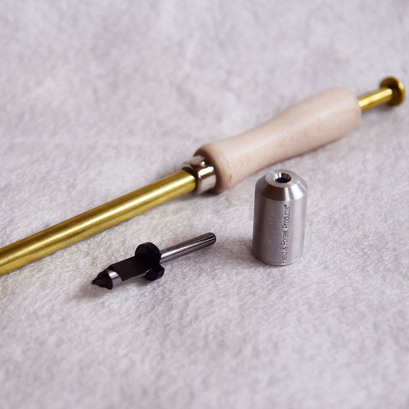 Thumb Tool Inoculation Bundle includes inoculator, angle grinder adapter, and 12mm screw tip bit with stop.