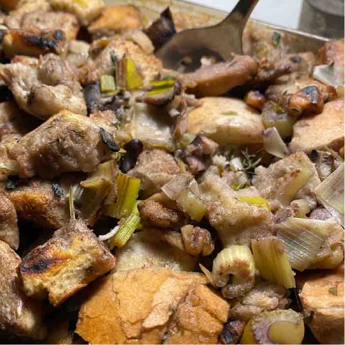 shiitake stuffing 