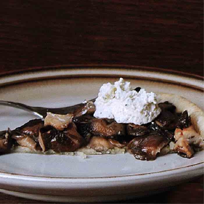 shiitake mushroom tart