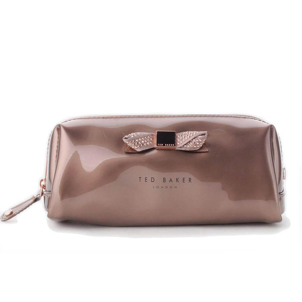 Ted Baker Makeup Bag Metallic Rose Gold Trenddoctor Com