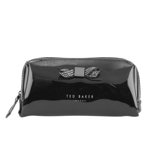 Ted Baker Makeup Bag- Metallic Black