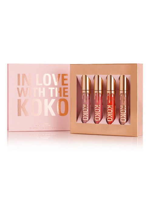 Kylie Cosmetics - Koko Collection - In Love With The Koko Liquid Lipstick Set (LE)