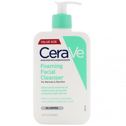 Cerave - Foaming Facial Cleanser - For Normal to Oily Skin (473 ml)