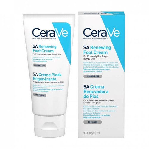 Cerave - Renewing SA Foot Cream For Extremely Dry, Rough Bumpy Skin (88ml)