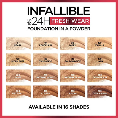 Loreal - Infallible Fresh Wear Foundation Up to 24H  in a Powder