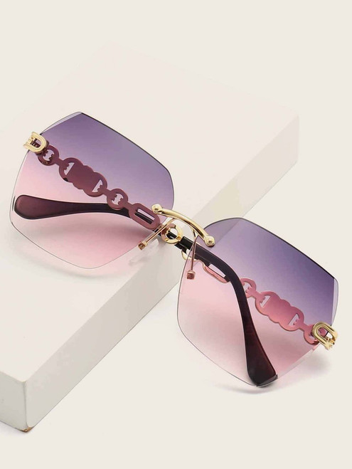 Fancy Glasses - Frameless Sunglasses With Tinted Lenses