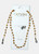 Crystal Collection - Beaded Eyeglasses Strap - Brown
