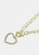 Accessorize - Gold Heart Chain Necklace