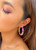 Crystal - Colorful Hoop Earrings