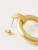 Fashion Jewelry - Gold Circle Earrings 