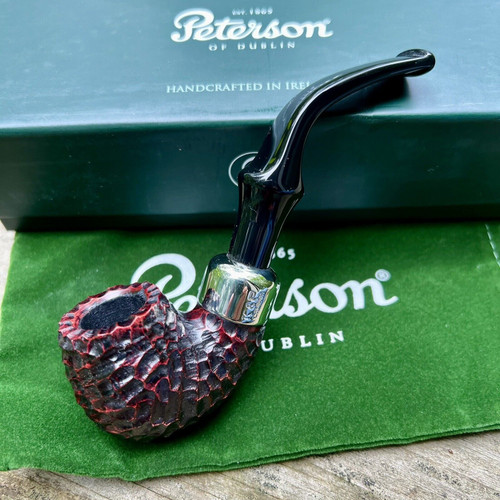 Peterson System Standard Rusticated (317) Fishtail Tobacco Pipe - New