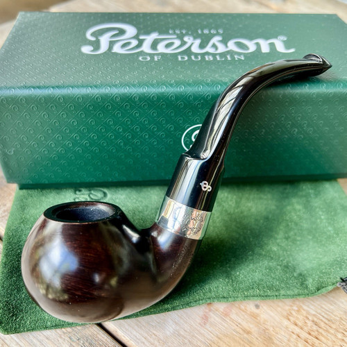 Peterson Sherlock Holmes Smooth Heritage Lestrade P-Lip Pipe - New