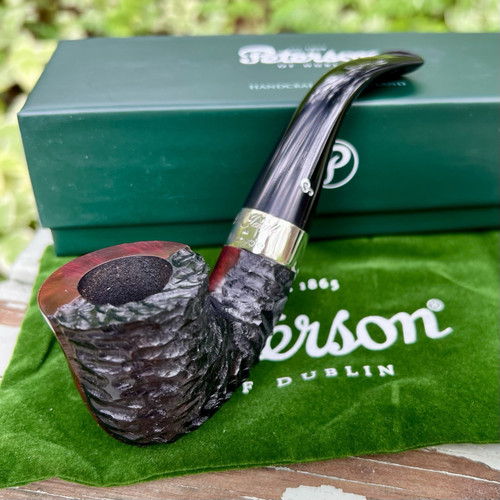 Peterson Jekyll & Hyde Bent Dublin Calabash (05) Fishtail Pipe - New