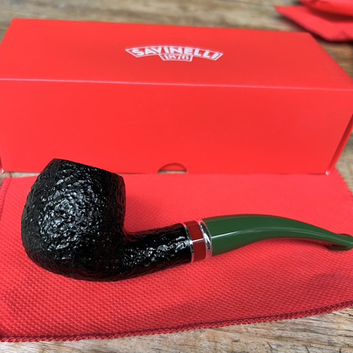 Saint Nicholas 2025 Bent Billiard Christmas (626) 6mm Filter  Pipe - NEW Saint Nicholas 2025 Bent Billiard Christmas (626) 6mm Filter  Pipe - NEW