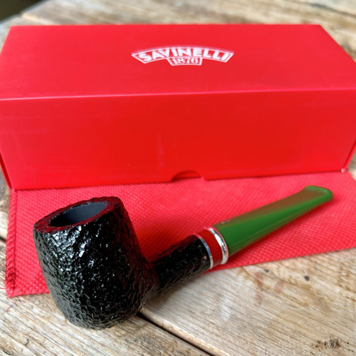 Savinelli Saint Nicholas 2025 Christmas Billiard (106) 6mm Filter Pipe Savinelli Saint Nicholas 2025 Christmas Billiard (106) 6mm Filter Pipe