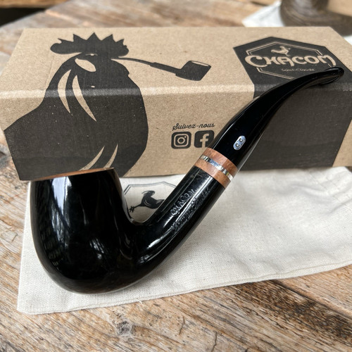 Chacom Champs Elysees 43 Smooth Tobacco Pipe France - New