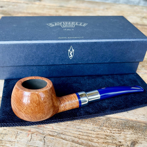 Savinelli Eleganza Smooth Natural Prince (315 KS) 6mm Filter Pipe - New