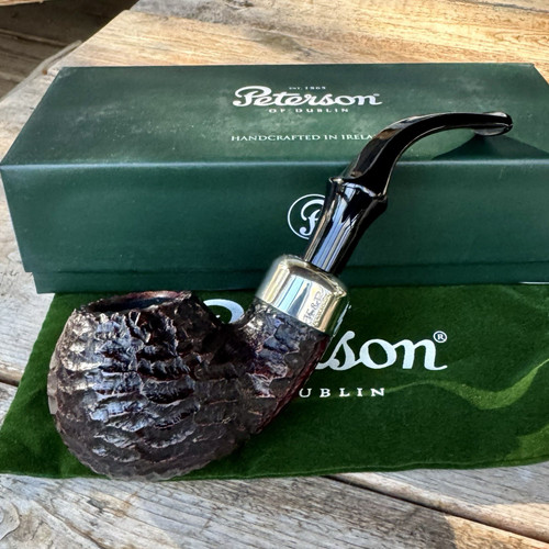 FISHTAIL Peterson System Standard Rusticated Bent Apple (302) FISHTAIL Pipe New FISHTAIL Peterson System Standard Rusticated Bent Apple (302) FISHTAIL Pipe New
