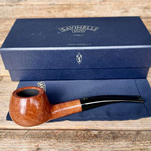 Savinelli Siena Smooth Prince (315 KS) 9mm Filter Pipe - New