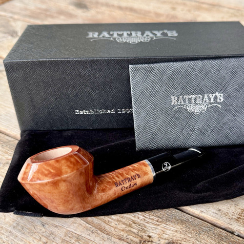 Rattray's Outlaw Shorty Smooth Light Rhodesian (140) 9mm Filter Pipe - New