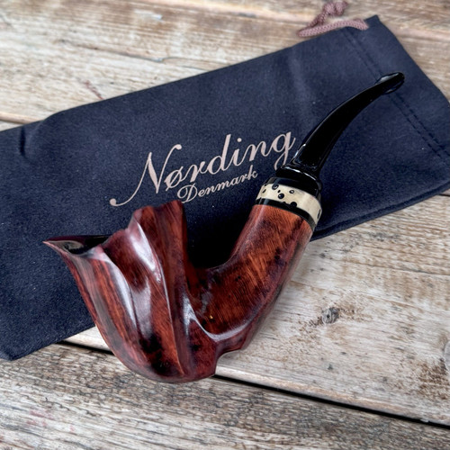 Erik Nording Extra #2 Freehand Handmade in Denmark Briar Pipe - NEW