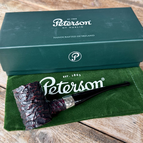 Peterson Donegal Rocky Poker (701) Fishtail Tobacco Pipe - New