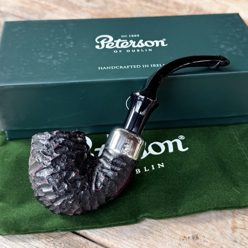 P-LIP Peterson System Standard Rusticated (312) P-LIP Tobacco Pipe - New