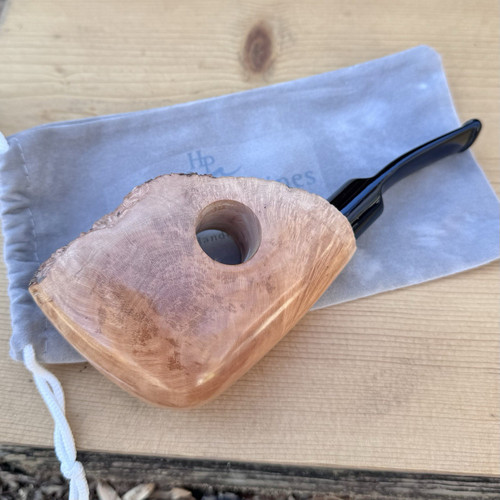 German Hand Made Hanseatic Plateaux Freehand Briar Tobacco Pipe 9mm Filter - NEW