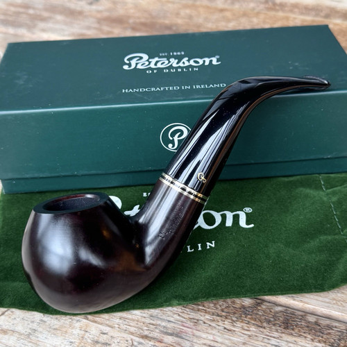 Peterson Tyrone Bent Apple (XL02) Fishtail Pipe - New
