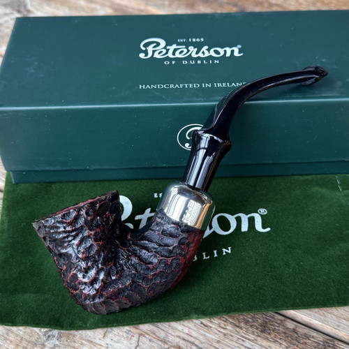 Peterson System Standard Rusticated Calabash (305) P-Lip Pipe