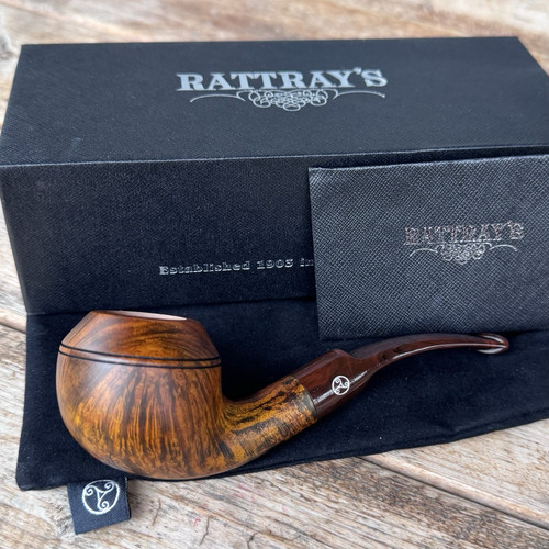 Rattray's Rannoch Smooth Contrast Rhodesian (204) 9mm Filter Pipe - New