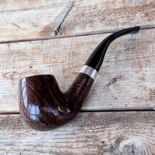 Unsmoked NOS Adventurer (Grabow) Smooth Bent Imported  Ajustomatic Briar Estate Pipe