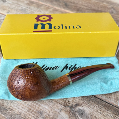 Molina Striato Sandblasted (MV4) (9mm) Filter Pipe - New