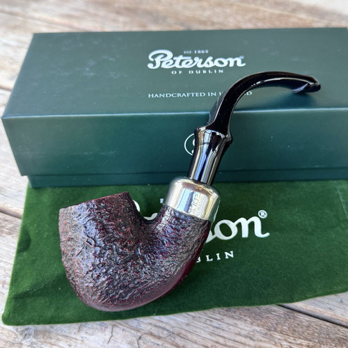 P-LIP Peterson System Standard Sandblasted (312) P-LIP Tobacco Pipe - New