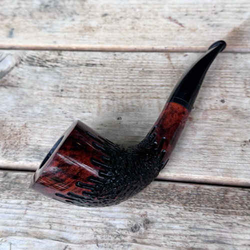 Erik Nording Cut #1 Rustic Briar Tobacco Pipe - NEW