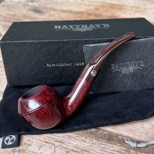 Rattray's Rannoch Smooth Brown Rhodesian (204) 9mm Filter Pipe - New