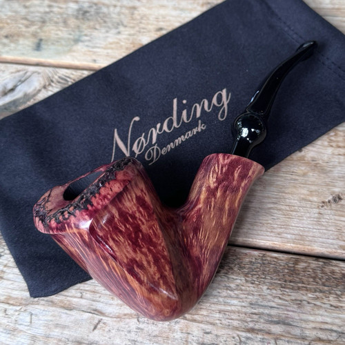 Erik Nording Red Grain #1 Freehand Briar Pipe Made Denmark NEW