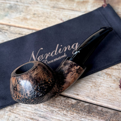 Erik Nording Author C Freehand Handmade in Denmark Briar Tobacco Pipe New