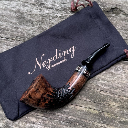 Erik Nording Extra Coffee #3 Freehand Made in Denmark Briar Tobacco Pipe - NEW
