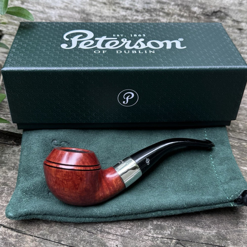 Peterson Deluxe Classic Terracotta Bent Rhodesian (999) P-Lip Pipe - New