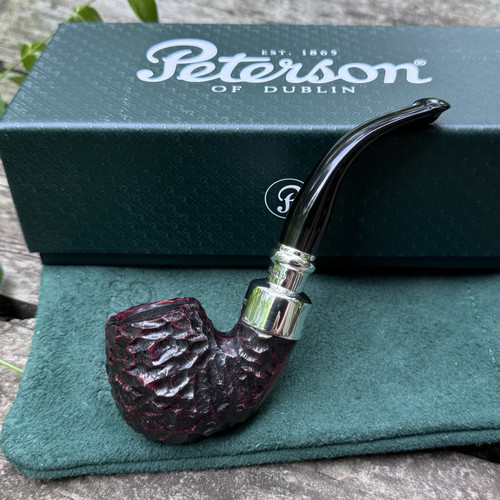 Peterson System Spigot Rusticated Bent Billiard (314) P-Lip Pipe - New