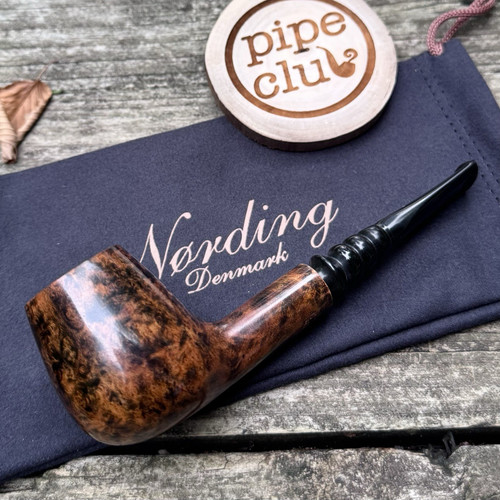 Erik Nording Select Smooth Billiard Briar Tobacco Pipe - NEW