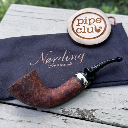 Erik Nording Extra Coffee #2 Horn Smooth Denmark Briar Tobacco Pipe - NEW