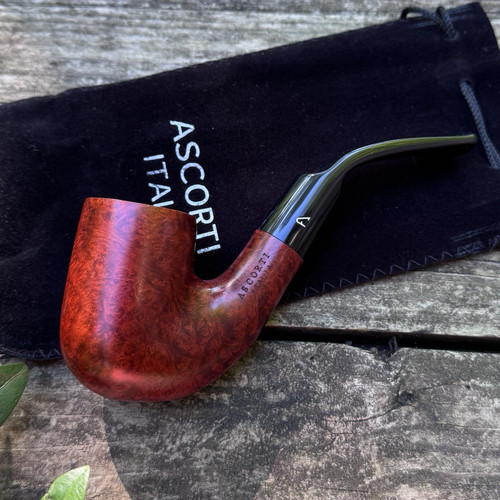 Ascorti Italia Smooth SEI Oom Paul Briar Tobacco Pipe New