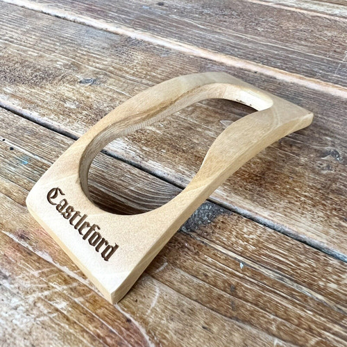 Castleford Carved Wooden Arched Pipe Rest Stand for One 1 Pipe Solid Wood 29052