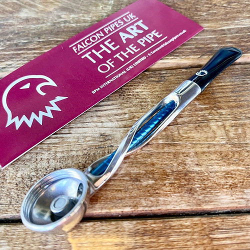 Falcon Shillelagh Pipe Stem Twisted 7108U - Blue Tube - New Falcon Shillelagh Pipe Stem Twisted 7108U - Blue Tube - New