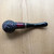 Peterson Emerald Rusticated Bent Rhodesian (999) P-Lip Tobacco Pipe - New