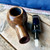 Savinelli One Starter Kit Smooth Bent Author (321) 6mm Filter Pipe - New