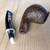 Rossi Sera Rusticated Bent Billiard (8677) 6mm Filter Pipe by Savinelli  - NEW