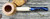 Missouri Meerschaum Imperial Blue Hardwood Pipe with Sapphire Blue Stem